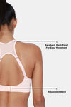 Zelocity High Impact Quick Dry Sports Bra - Evening Sand — thumbnail 9